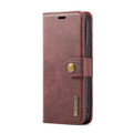 Red iPhone 15 Pro DG.Ming 2 in 1 Leather Wallet Removable Magnetic Case - 2