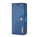 Blue DG.Ming 2 in 1 Leather Wallet Removable Magnetic Case For iPhone 13 - 2