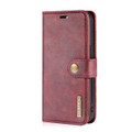Red iPhone 13 Mini DG.Ming 2 in 1 Leather Wallet Removable Magnetic Case - 2