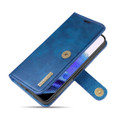 Blue iPhone 13 Pro DG.Ming Premium 2 in 1 Magnetic Case and Wallet - 4