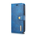 Blue DG.Ming Textured 3 Card 1 Cash Wallet Magnetic Case For iPhone 12 / 12 Pro - 2