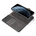 Black DG.Ming Wallet Removable Magnetic Case with Card Slots For iPhone 12 Pro Max - 6