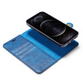 Blue iPhone 12 Pro Max DG.Ming Wallet Removable Magnetic Case with Card Slots - 6