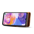 Brown Galaxy A23 DG.Ming Magnetic 2-in-1 Shockproof Leather Wallet Case - 5