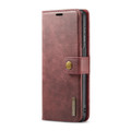 Red Galaxy A23 DG.Ming Textured 3 Card 1 Cash Wallet Magnetic Case - 2