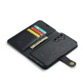 Black Galaxy A54 5G DG.Ming Textured 3 Card 1 Cash Wallet Magnetic Case - 7