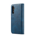 Blue DG.Ming Luxury Leather Wallet with Magnetic Case Cover For Galaxy A54 5G - 3