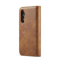Brown Galaxy A54 5G DG.Ming 2 in 1 Leather Wallet Removable Magnetic Case - 3