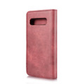 Red DG.Ming Premium 2 in 1 Magnetic Case and Wallet For Galaxy S10 - 3