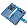 Blue Galaxy S10 Plus DG.Ming Wallet Removable Magnetic Case with Card Slots - 6