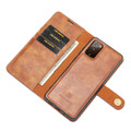 Brown Galaxy S20 FE DG.Ming Luxury Leather Wallet with Magnetic Case Cover - 6