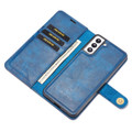 Blue DG.Ming M2 Magnetic Shockproof Case Leather Wallet For Galaxy S21 - 7