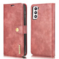 Red Galaxy S21 DG.Ming Premium 2 in 1 Magnetic Case and Wallet - 1