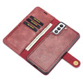 Red Galaxy S21 DG.Ming Premium 2 in 1 Magnetic Case and Wallet - 7