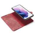 Red Galaxy S21 DG.Ming Premium 2 in 1 Magnetic Case and Wallet - 7