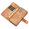 Brown DG.Ming Magnetic Detachable Wallet Case with Card Slots For Galaxy S21 Plus - 7