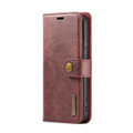 Red Galaxy S22 DG.Ming Wallet Removable Magnetic Case with Card Slots - 2