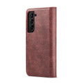 Red Galaxy S22 DG.Ming Wallet Removable Magnetic Case with Card Slots - 3