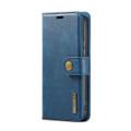Blue DG.Ming Luxury Leather Wallet with Magnetic Case Cover For Galaxy S22 Plus - 2