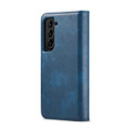 Blue DG.Ming Luxury Leather Wallet with Magnetic Case Cover For Galaxy S22 Plus - 3