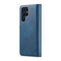 Blue Galaxy S22 Ultra DG.Ming Wallet Removable Magnetic Case with Card Slots - 3