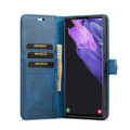 Blue Galaxy S22 Ultra DG.Ming Wallet Removable Magnetic Case with Card Slots - 4