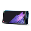 Blue Galaxy S22 Ultra DG.Ming Wallet Removable Magnetic Case with Card Slots - 5