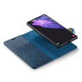 Blue Galaxy S22 Ultra DG.Ming Wallet Removable Magnetic Case with Card Slots - 6