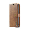 Brown Galaxy S23 DG.Ming Wallet Removable Magnetic Case with Card Slots - 2