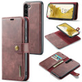 Red DG.Ming Multi Card Wallet Detachable Magnetic Case For Galaxy S23 Plus - 1