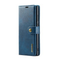 Blue DG.Ming Textured 3 Card 1 Cash Wallet Magnetic Case For Galaxy S23 Ultra - 2