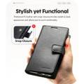 Black Samsung Galaxy S24+ Plus Mercury Mansoor Diary Wallet Case - 5