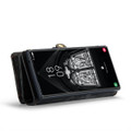 Black Galaxy S24 Ultra Premium 2 in 1 Wallet Zipper Purse Magnetic Case - 6