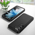 Black Samsung Galaxy S24+ Plus Heavy Duty Defender Shockproof Case - 6