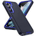 Navy Rugged Shock / Drop Proof Defender Case For Galaxy S24+ Plus - 4