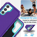 Purple Military Grade Defender Case For Samsung Galaxy S24+ Plus - 5