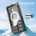 Black Waterproof Dirtproof Shockproof Defender Case For Galaxy S24 Ultra - 15