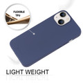 Navy iPhone 15 Matte Finish Scratch-Resistant Goospery Soft Feeling Case - 3