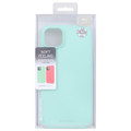 Mint Green iPhone 15 Plus Smooth Texture TPU Case - Genuine Goospery Product - 6