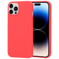 Red iPhone 15 Pro Flexible Soft Touch Case - Goospery Precision Design - 1