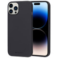 Black iPhone 15 Pro Max Goospery Soft Feeling Series Shockproof TPU Cover - 1