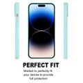 Mint Green iPhone 15 Pro Max Goospery Soft Feeling Case - Slim Design & Durability - 2