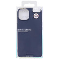 Navy Smooth Texture TPU Case - Genuine Goospery Product For iPhone 14 - 7