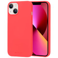 Red iPhone 14 Goospery Soft Feeling Series Shockproof TPU Cover - 1