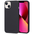 Black iPhone 14 Plus Goospery Soft Feeling Series Shockproof TPU Cover - 1