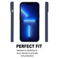 Navy iPhone 14 Pro Goospery Soft Feeling Case - Slim Design & Durability - 3