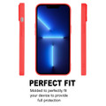 Red Slim Fit Soft TPU Case Cover - Enhanced Grip & Style For iPhone 14 Pro - 3