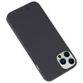 Black iPhone 14 Pro Max Smooth Texture TPU Case - Genuine Goospery Product - 2