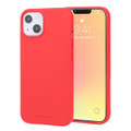 Red iPhone 13 Mini Matte Finish Scratch-Resistant Goospery Soft Feeling Case - 1