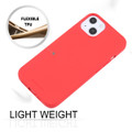 Red iPhone 13 Mini Matte Finish Scratch-Resistant Goospery Soft Feeling Case - 5